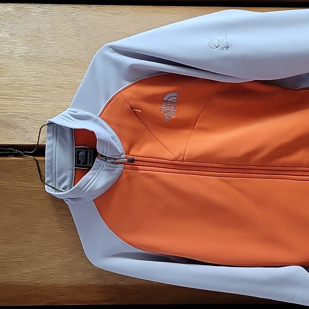 North Face Women's jacket,  Orange and gray, Medium